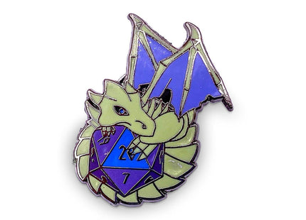 Gamers Guild AZ Norse Foundry Norse Foundry - Meeple Metal Dracolich Pin - Purple Norse Foundry