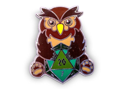Gamers Guild AZ Norse Foundry Norse Foundry - Meeple Metal Owlbear Pin - Green Norse Foundry