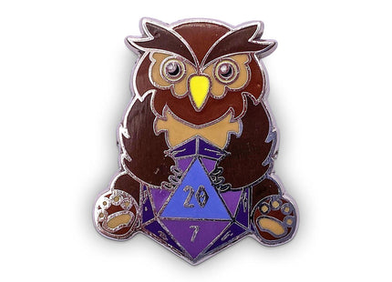 Gamers Guild AZ Norse Foundry Norse Foundry - Meeple Metal Owlbear Pin - Purple Norse Foundry