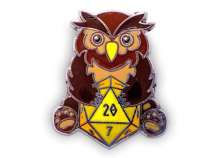 Gamers Guild AZ Norse Foundry Norse Foundry - Meeple Metal Owlbear Pin - Yellow Norse Foundry