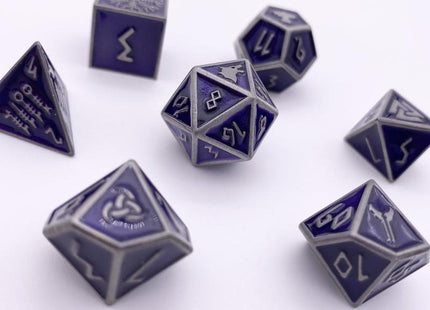 Gamers Guild AZ Norse Foundry Norse Foundry Metal Dice Set - 7-Piece Set - Doppelgänger Norse Foundry