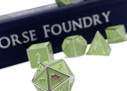 Gamers Guild AZ Norse Foundry Norse Foundry Metal Dice Set - 7-Piece Set - Loki Norse Foundry