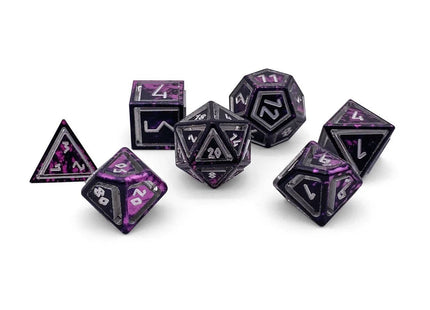Gamers Guild AZ Norse Foundry Norse Foundry Metal Dice - Witches Fire - Norse Themed Metal Dice Set Norse Foundry