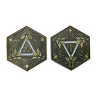 Gamers Guild AZ Norse Foundry Norse Foundry: Metal RPG Crit/Fail Coin Gold Plated- 45mm Norse Foundry