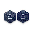 Gamers Guild AZ Norse Foundry Norse Foundry: Metal RPG Crit/Fail Coin Shiny Silver Plated- 25mm Norse Foundry