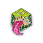 Gamers Guild AZ Norse Foundry Norse Foundry - Mimic Dice  Hard Enamel Pin (Green) Norse Foundry