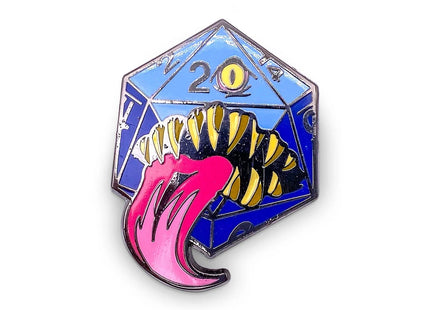 Gamers Guild AZ Norse Foundry Norse Foundry - Mimic Die - Hard Enamel Pin (Blue) Norse Foundry