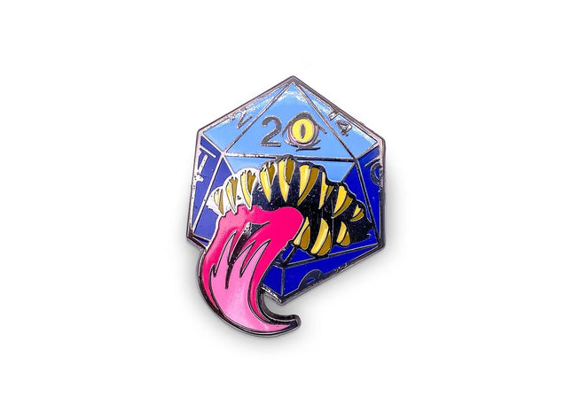 Gamers Guild AZ Norse Foundry Norse Foundry - Mimic Die - Hard Enamel Pin (Blue) Norse Foundry