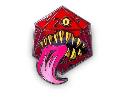 Gamers Guild AZ Norse Foundry Norse Foundry - Mimic Die - Hard Enamel Pin (Red) Norse Foundry