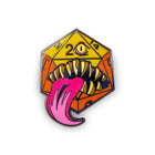 Gamers Guild AZ Norse Foundry Norse Foundry - Mimic Die - Hard Enamel Pin (Yellow) Norse Foundry