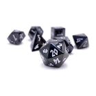 Gamers Guild AZ Norse Foundry Norse Foundry Mini Dice- 7-Piece Set - Drow Black Discontinue