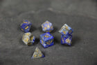 Gamers Guild AZ Norse Foundry Norse Foundry Mini Gemstone Dice- 7-Piece Set - Lapis Lazuli Norse Foundry