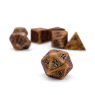 Gamers Guild AZ Norse Foundry Norse Foundry Mini Gemstone Dice - 7-Piece Set - Picture Jasper Norse Foundry