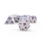 Gamers Guild AZ Norse Foundry Norse Foundry: Pebble Gemstone Dice - Opalite (7pc Set) Norse Foundry