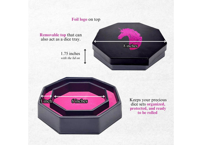Gamers Guild AZ Norse Foundry Norse Foundry: Pink Unicorn Tray of Holding Norse Foundry