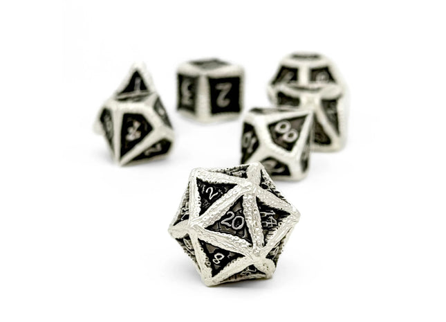 Gamers Guild AZ Norse Foundry Norse Foundry: Pirate Alloy Dice - Blackbeard (7pc Set) Norse Foundry