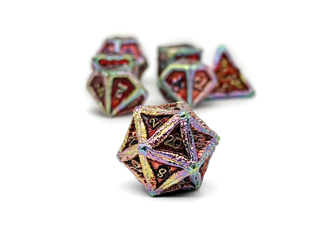 Gamers Guild AZ Norse Foundry Norse Foundry: Pirate Dice - Ahoy Matey! 7 Piece RPG set Alloy Dice Norse Foundry