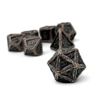 Gamers Guild AZ Norse Foundry Norse Foundry: Pirate Dice - Jolly Roger 7 Piece RPG set Alloy Dice Norse Foundry