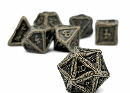 Gamers Guild AZ Norse Foundry Norse Foundry: Pirate Dice - Pieces of 8 7 Piece RPG set Alloy Dice Norse Foundry