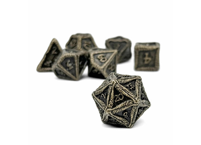 Gamers Guild AZ Norse Foundry Norse Foundry: Pirate Dice - Pieces of 8 7 Piece RPG set Alloy Dice Norse Foundry
