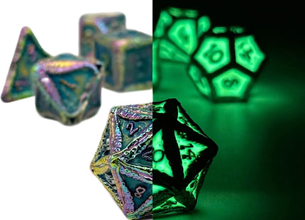 Gamers Guild AZ Norse Foundry Norse Foundry: Pirate Dice - Secret Stash 7 Piece RPG set Alloy Dice Norse Foundry