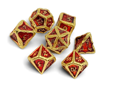 Gamers Guild AZ Norse Foundry Norse Foundry: Pirate Metal Alloy Dice - Cutlass Cove 7-Dice Set Norse Foundry