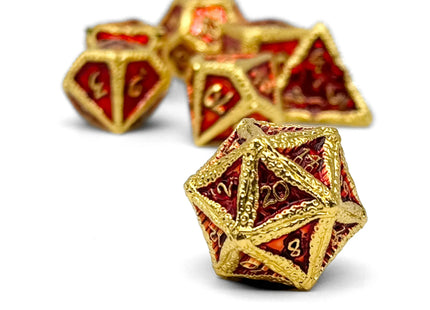 Gamers Guild AZ Norse Foundry Norse Foundry: Pirate Metal Alloy Dice - Cutlass Cove 7-Dice Set Norse Foundry