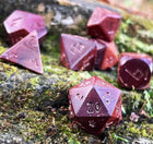 Gamers Guild AZ Norse Foundry Norse Foundry: Purple Heart - 7 Piece RPG Wooden Dice Set Norse Foundry