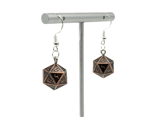 Gamers Guild AZ Norse Foundry Norse Foundry: Rust Monster - Ioun Stone D20 Dice Earrings Norse Foundry