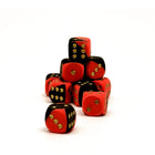 Gamers Guild AZ Norse Foundry Norse Foundry: Silicone Warpips D6 - Inferno Force 10ct Norse Foundry
