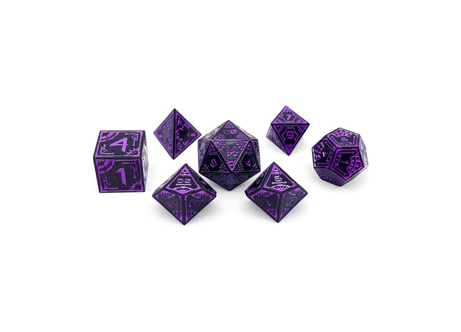 Gamers Guild AZ Norse Foundry Norse Foundry: Space Dice 7 Piece - Wormhole Norse Foundry