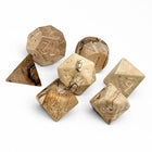Gamers Guild AZ Norse Foundry Norse Foundry: Spalted Tamarind Wood - 7 Piece RPG Wooden Dice Set Norse Foundry