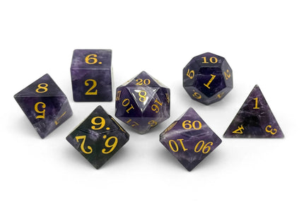 Gamers Guild AZ Norse Foundry Norse Foundry: Storybook Dice - Amethyst 7-Dice Set Norse Foundry
