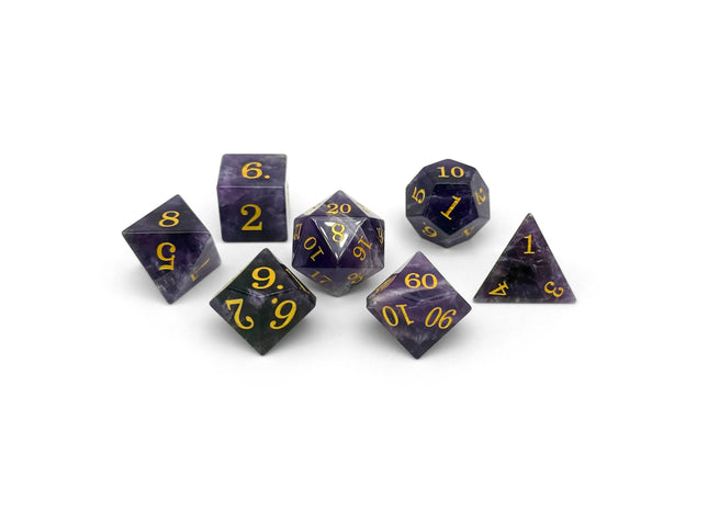 Gamers Guild AZ Norse Foundry Norse Foundry: Storybook Dice - Amethyst 7-Dice Set Norse Foundry