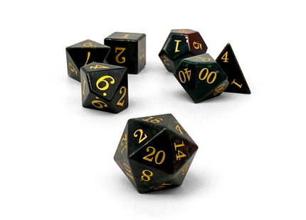 Gamers Guild AZ Norse Foundry Norse Foundry: Storybook Dice - Bloodstone 7-Dice Set Norse Foundry