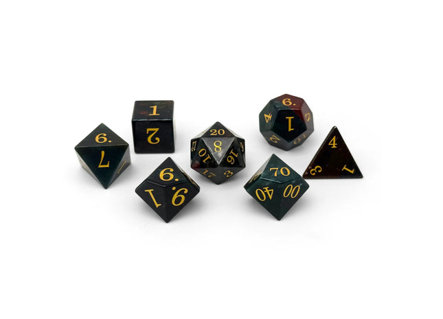 Gamers Guild AZ Norse Foundry Norse Foundry: Storybook Dice - Bloodstone 7-Dice Set Norse Foundry