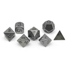 Gamers Guild AZ Norse Foundry Norse Foundry: True Metal Dice Dice - Pig Iron (7pc Set) Norse Foundry