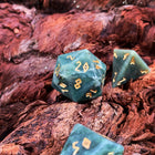 Gamers Guild AZ Norse Foundry Norse Foundry TruStone Dice - 7-Piece Set - Dark Jade Norse Foundry