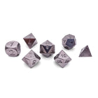 Gamers Guild AZ Norse Foundry Norse Foundry: Tungsten - 7 Piece RPG Set True Metal Dice Norse Foundry