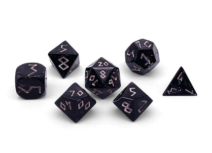 Gamers Guild AZ Norse Foundry Norse Foundry: Wooden Dice - Gabon Ebony (7pc Set) Norse Foundry