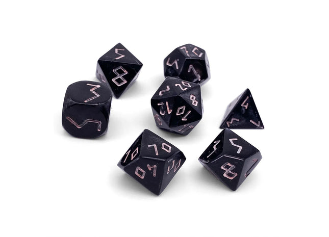 Gamers Guild AZ Norse Foundry Norse Foundry: Wooden Dice - Gabon Ebony (7pc Set) Norse Foundry