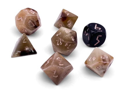 Gamers Guild AZ Norse Foundry Norse Foundry: Yak Horn 7-Dice Set Norse Foundry