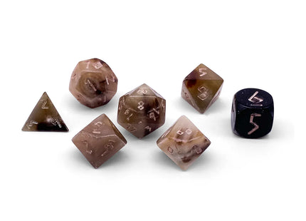 Gamers Guild AZ Norse Foundry Norse Foundry: Yak Horn 7-Dice Set Norse Foundry