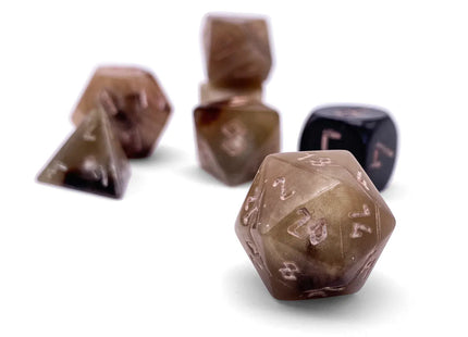 Gamers Guild AZ Norse Foundry Norse Foundry: Yak Horn 7-Dice Set Norse Foundry