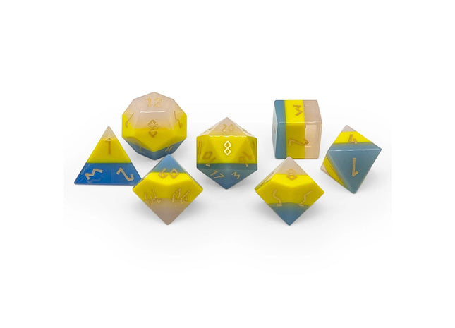 Gamers Guild AZ Norse Foundry Norse Foundry: Zircon Pride Dice Pansexual Norse Foundry