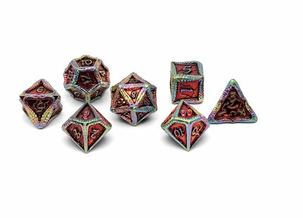 Gamers Guild AZ Norse Foundry Pirate Dice - Ahoy Matey! 7 Pieces RPG Set Alloy Dice Norse Foundry