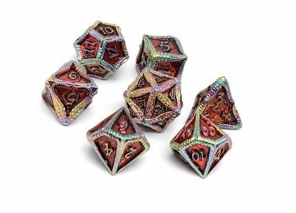 Gamers Guild AZ Norse Foundry Pirate Dice - Ahoy Matey! 7 Pieces RPG Set Alloy Dice Norse Foundry