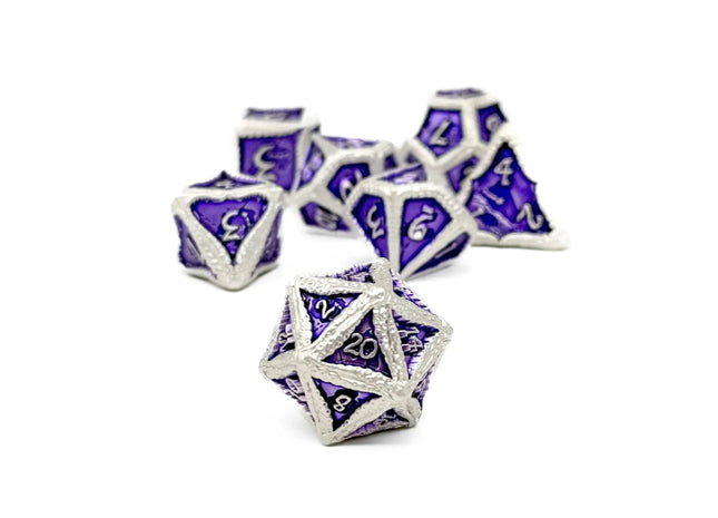 Gamers Guild AZ Norse Foundry Pirate Dice - Parley 7 Piece RPG Set Alloy Dice Norse Foundry