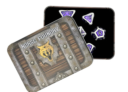 Gamers Guild AZ Norse Foundry Pirate Dice - Parley 7 Piece RPG Set Alloy Dice Norse Foundry