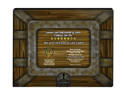 Gamers Guild AZ Norse Foundry Pirate Dice - Parley 7 Piece RPG Set Alloy Dice Norse Foundry